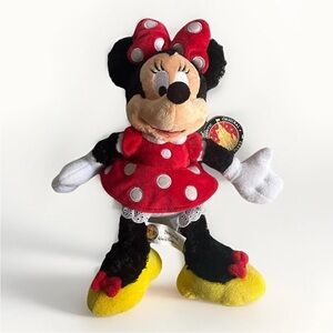 Disney Minnie Mouse Plush Toy - Red and White Pilka Dot Dress